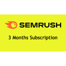 Semrush 3 months Subscription